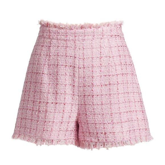 cinq a sept Pants - Cinq A Sept Tweed Pink Quartz Multi Coronado Shorts Size 2